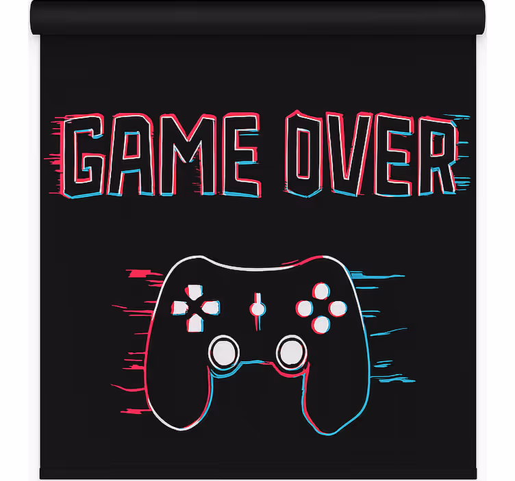 game over rullegardin nerdere - Tenstickers