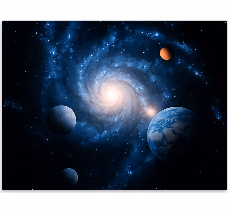 Galakse romplanet rullegardin ungdom - Tenstickers