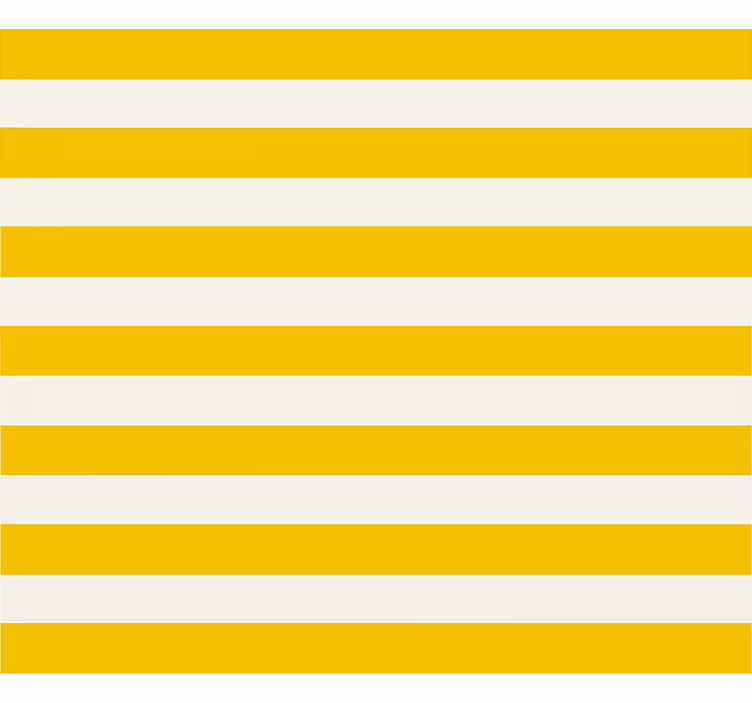 Gule og hvite striper rullegardin ungdom - Tenstickers