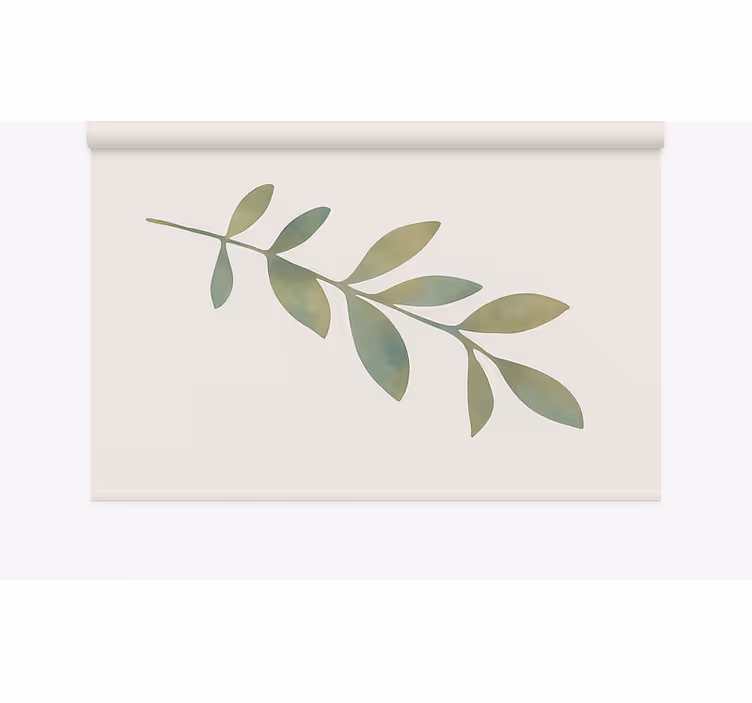 Store blad rullegardin kontor - Tenstickers