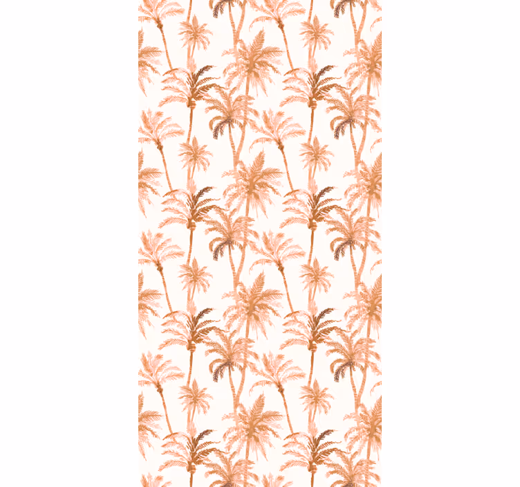 Rullegardin bad palm silhuetter - Tenstickers