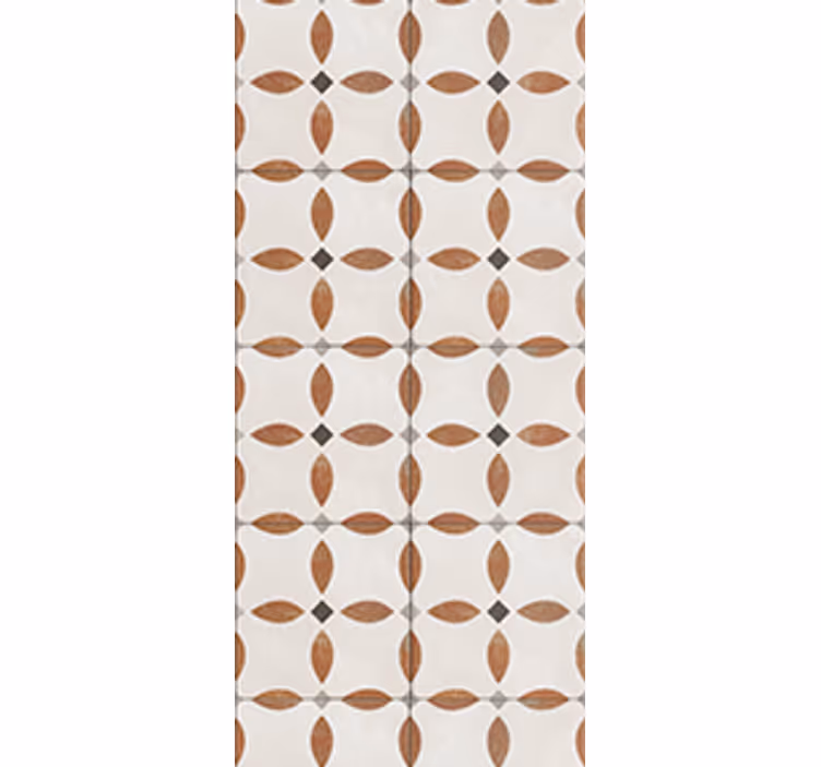 Rullegardin kjøkken beige geometrisk tekstur - Tenstickers