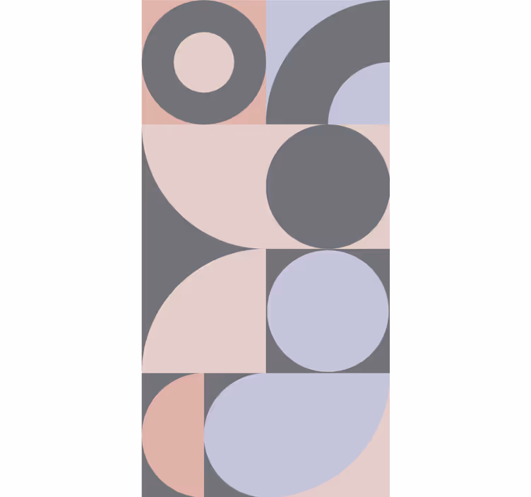 Rullegardin kjøkken geometriske sirkler mønster - Tenstickers
