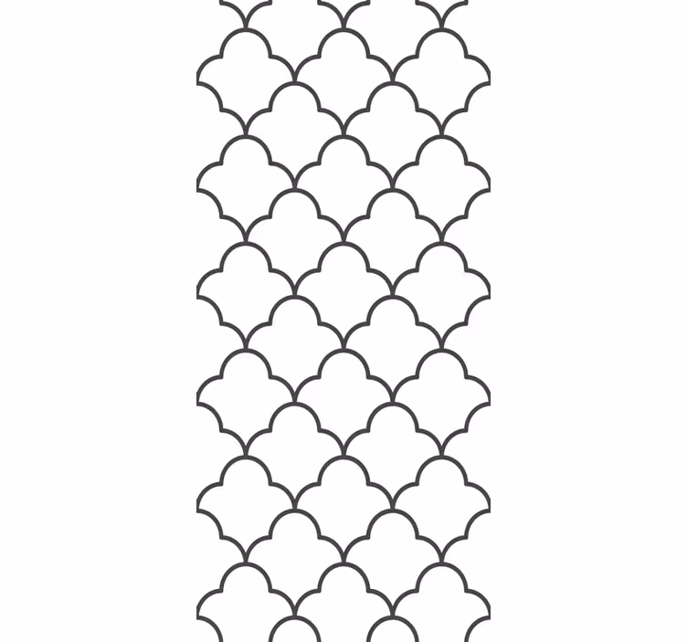 Rullegardin kjøkken geometrisk marokkansk design - Tenstickers