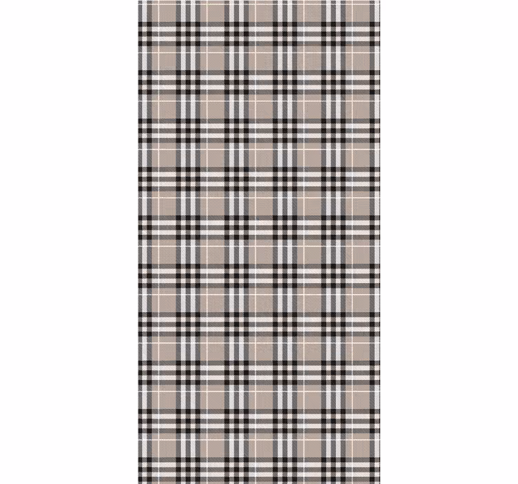 Rullegardin kjøkken tradisjonelt skotsk grått tartan - Tenstickers