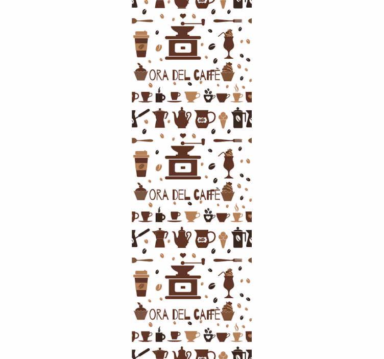 Kaffetid rullegardin kjøkken - Tenstickers