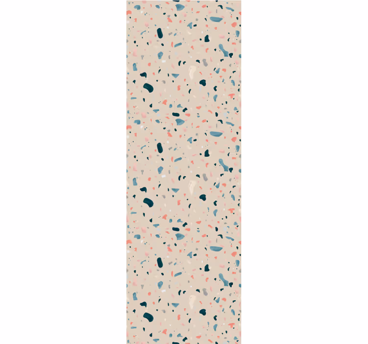 Rullegardin kjøkken håndmalt terrazzo mønster - Tenstickers
