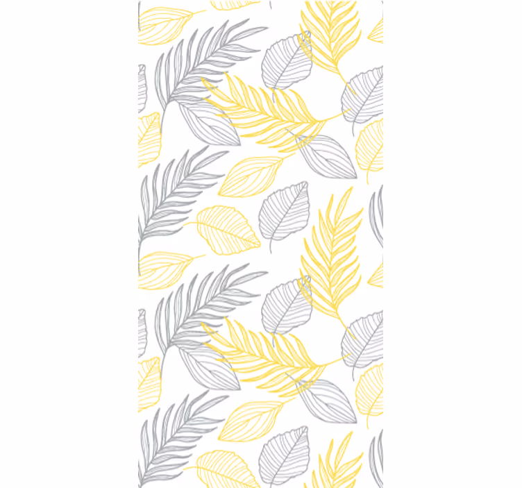 Rullegardin spisestue pantone blader - Tenstickers