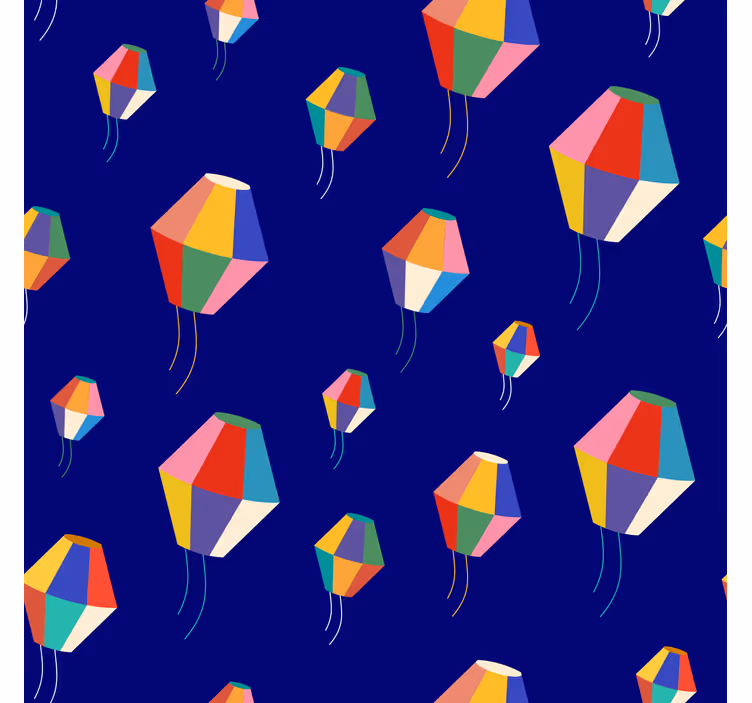 Rullegardin barn med luftballonger - Tenstickers