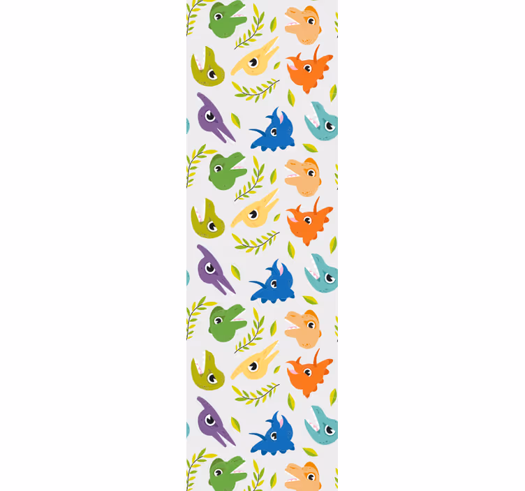 Rullegardin barn retro spill dinosaurer - Tenstickers