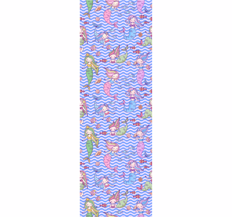 Rullegardin barn havfruer - Tenstickers