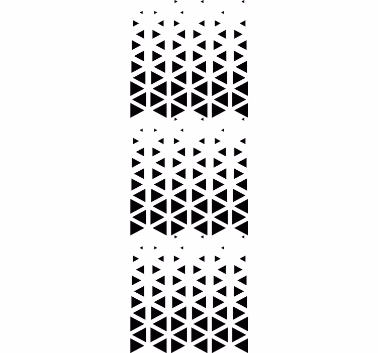 Rullegardin kontor geometrisk ombreeffekt - Tenstickers