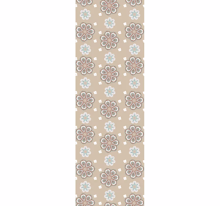 Rullegardin kontor med elegant bestemor chic mønster - Tenstickers