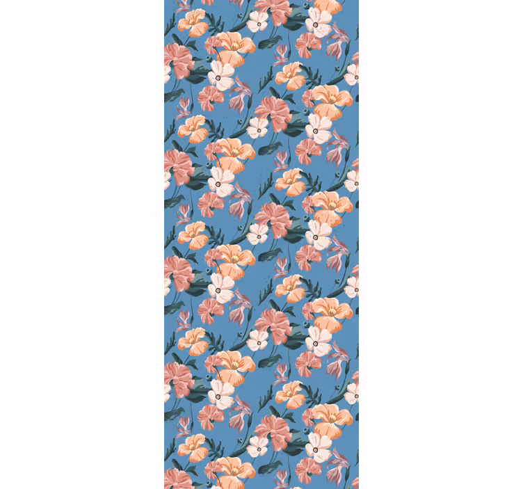 Rullegardin kontor blomstermønster 'ziedi jeans' - Tenstickers