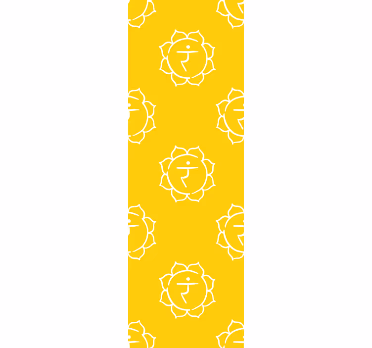 Rullegardin kontor solar plexus chakra symbol - Tenstickers