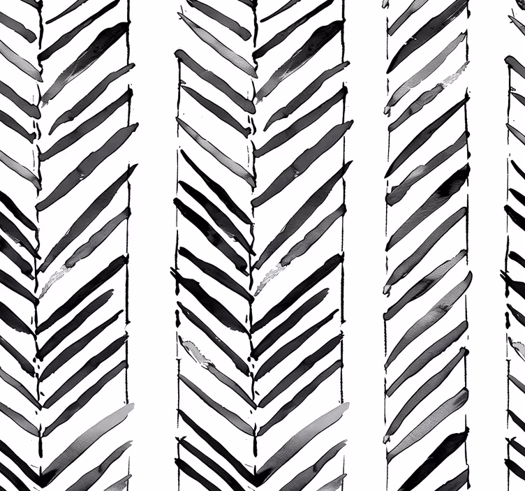 Rullegardin kontor i svart og hvitt geometrisk design - Tenstickers