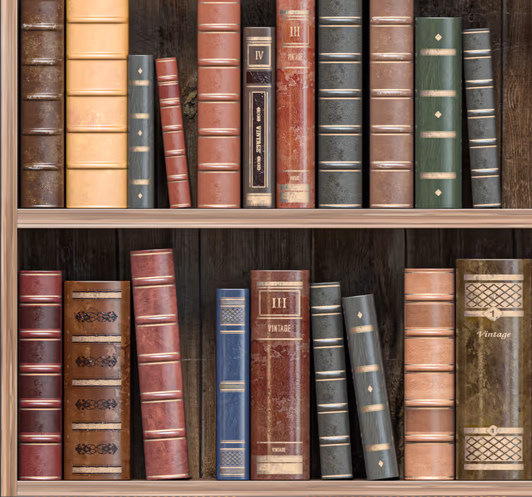 Rullegardin kontor bibliotekbøker - Tenstickers