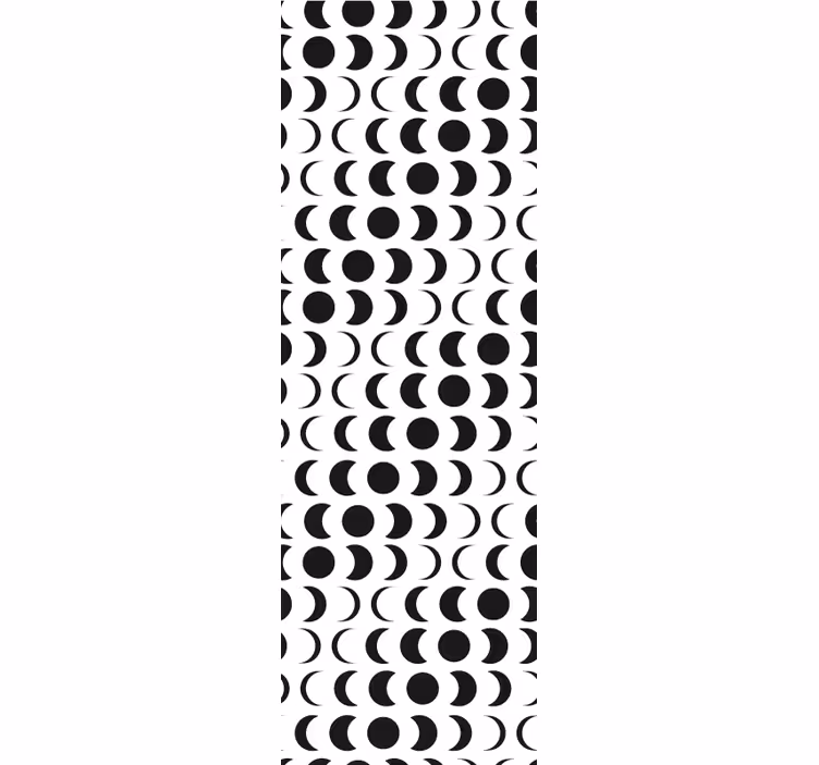 Rullegardin ungdom minimalistisk månemønster - Tenstickers