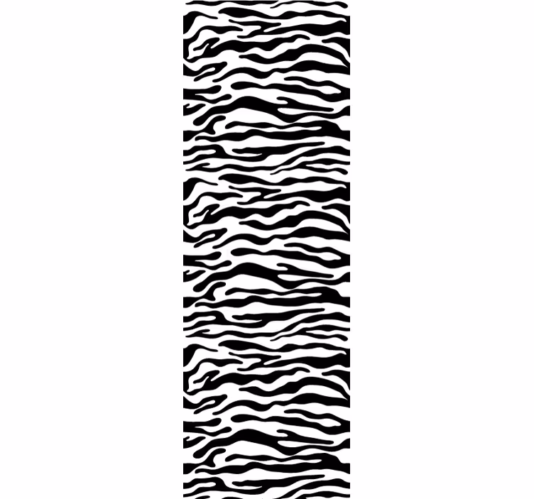 Zebra mønster rullegardin ungdom - Tenstickers