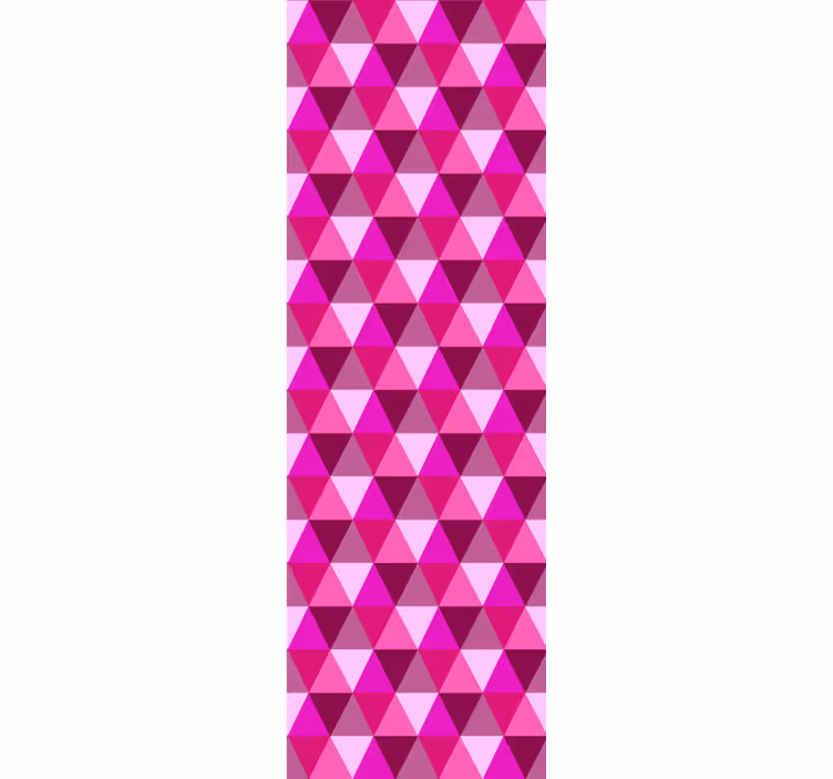 Rullegardin ungdom fuksia geometrisk - Tenstickers