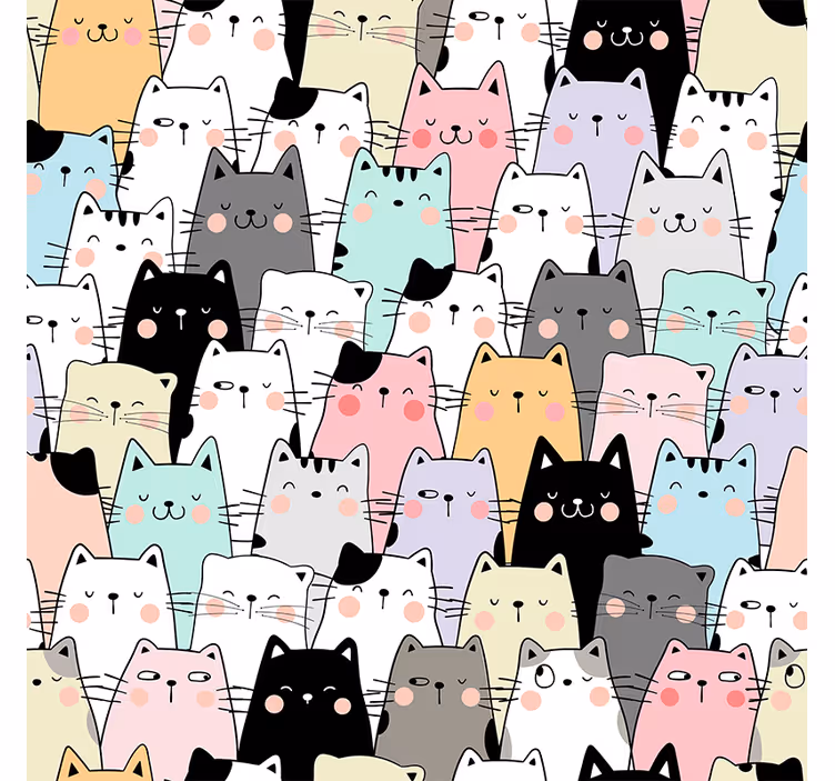 Rullegardin ungdom katter - Tenstickers