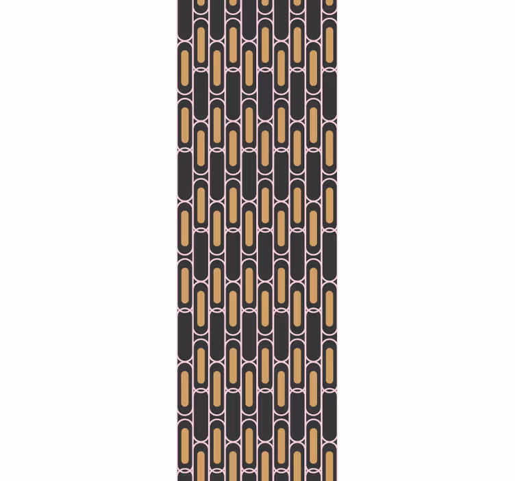 Rullegardin moderne geometrisk linjearrangement - Tenstickers