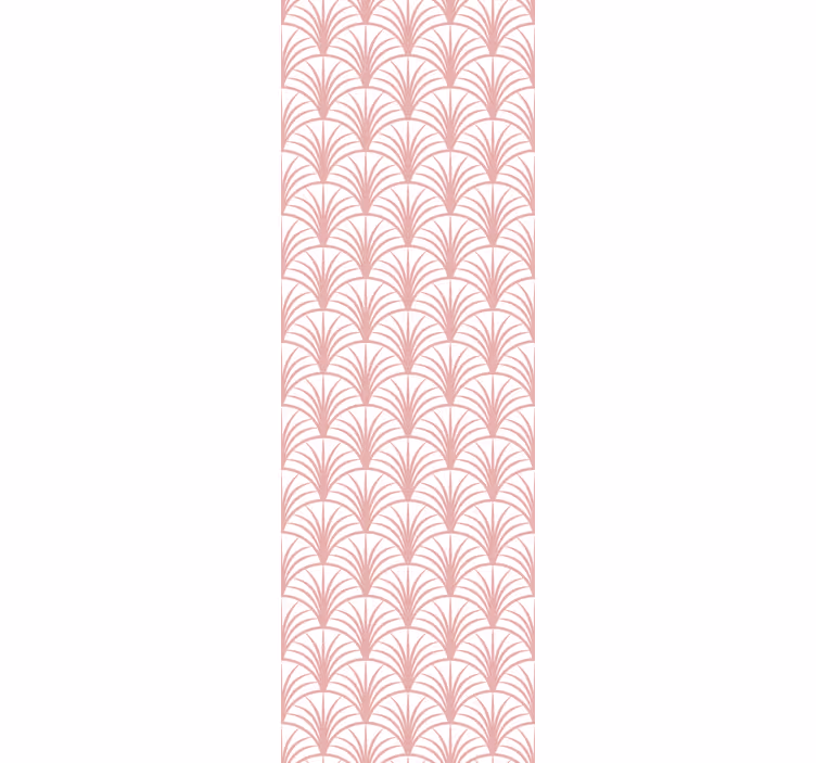 Rullegardin moderne rosa vifte mønster - Tenstickers