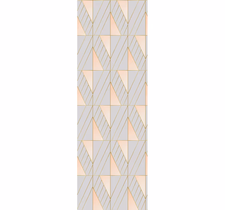 Rullegardin moderne lagdelte geometriske former - Tenstickers