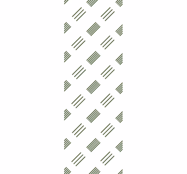 Rullegardin moderne grønn og hvit design - Tenstickers