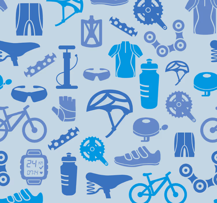 Rullegardin moderne med sykliske elementer - Tenstickers