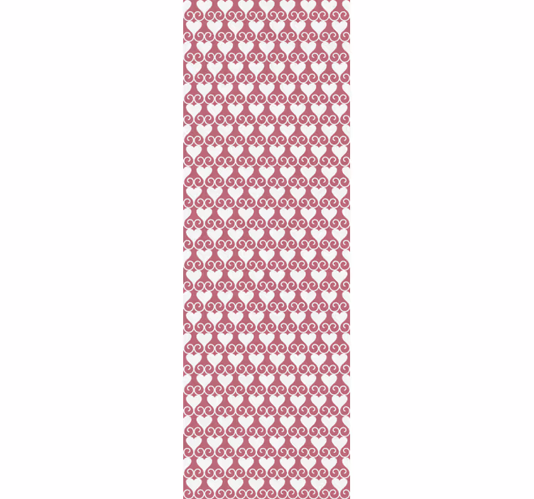 Rullegardin moderne sammenflettede hjerter - Tenstickers