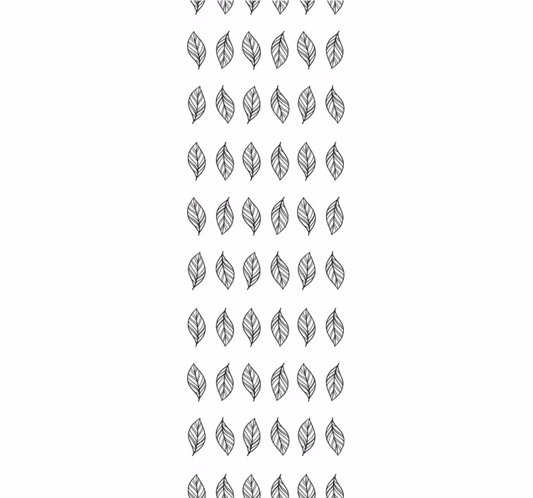 Rullegardin moderne med bladformede minimalistiske striper - Tenstickers