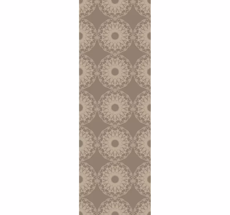Rullegardin moderne eklektisk stil beige sirkler - Tenstickers