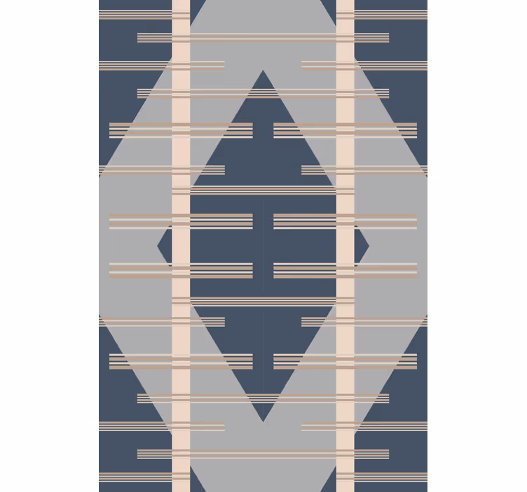 Rullegardin moderne grå abstrakt mid-century stil - Tenstickers