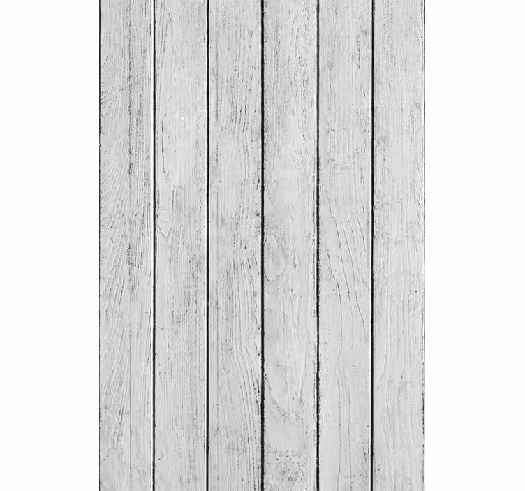 Rullegardin moderne i japandi stil hvite planker - Tenstickers