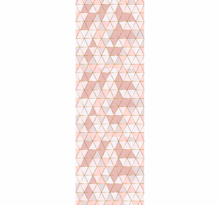 Rullegardin moderne med gullstriper og lyse farger - Tenstickers
