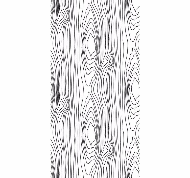 Rullegardin moderne med svarte naturstriper - Tenstickers
