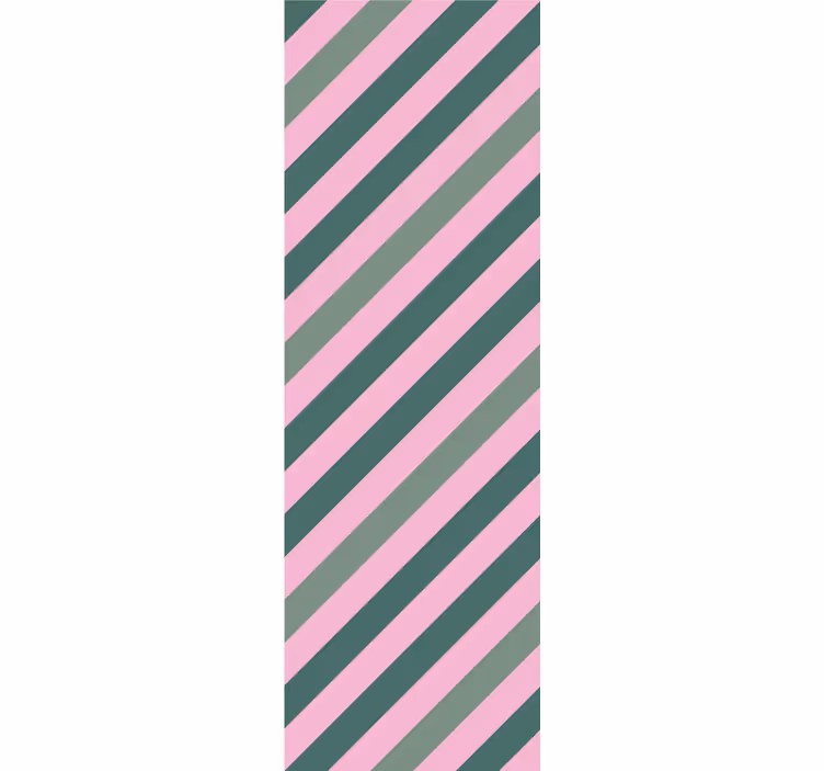 Rullegardin moderne pastell rosa og grønn blokk - Tenstickers