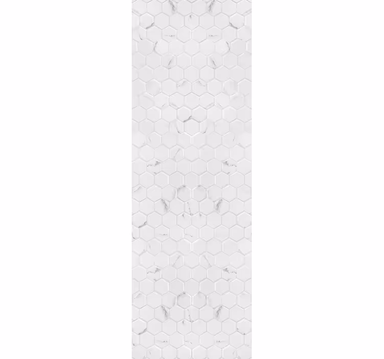 Rullegardin moderne elegante grå fliser sekskant - Tenstickers