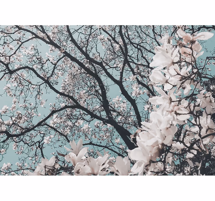 Rullegardin stue elegant stil japansk kirsebærblomst - Tenstickers