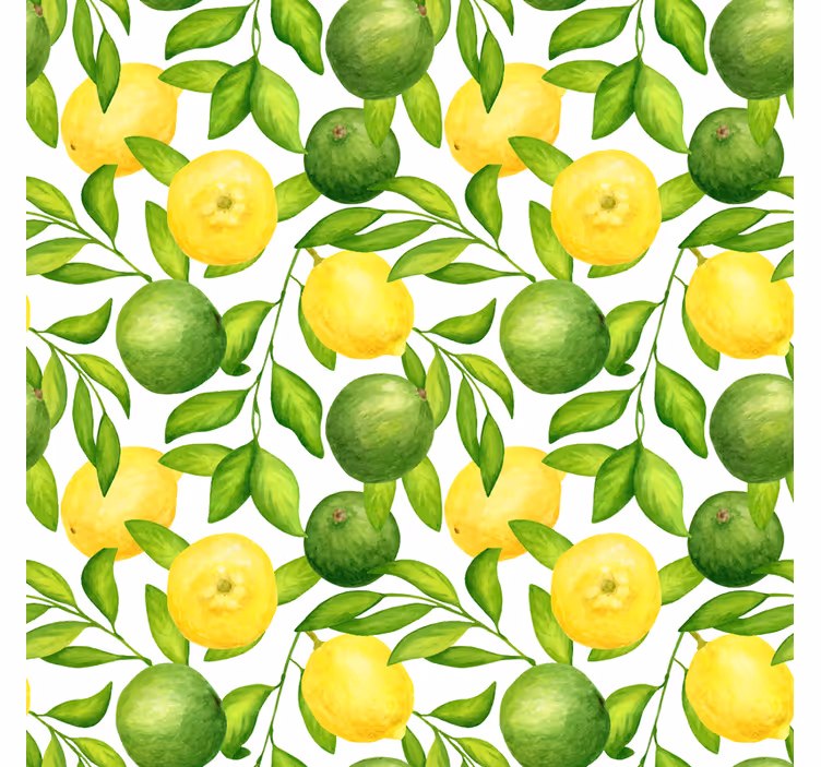 Rullegardin stue sitroner og lime - Tenstickers