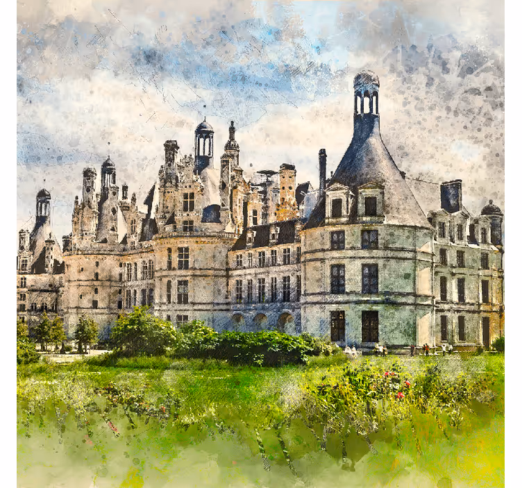 Rullegardin stue fransk slott - Tenstickers