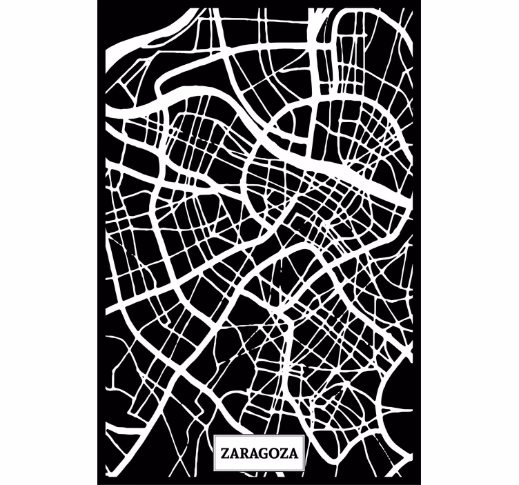 Rullegardin stue topografisk kart zaragoza - Tenstickers