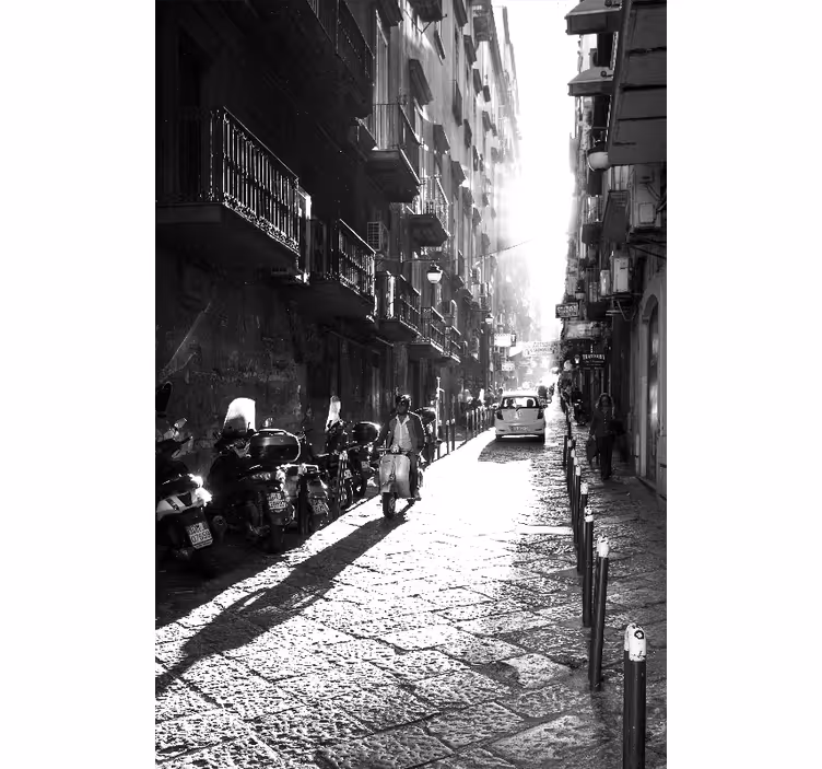 Rullegardin stue napoli vintage - Tenstickers
