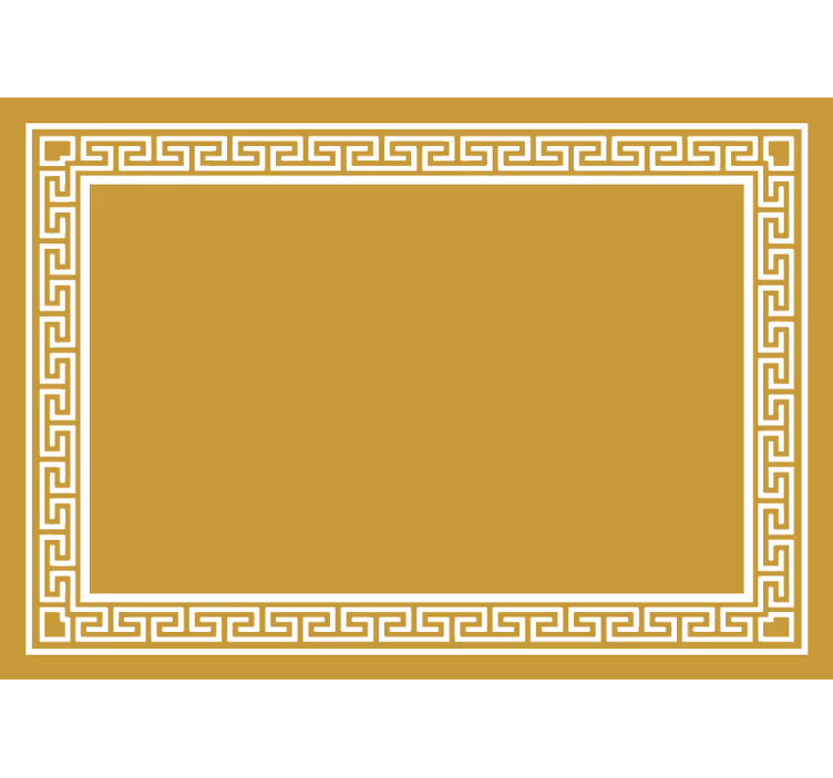 Rullegardin gul gresk design - Tenstickers
