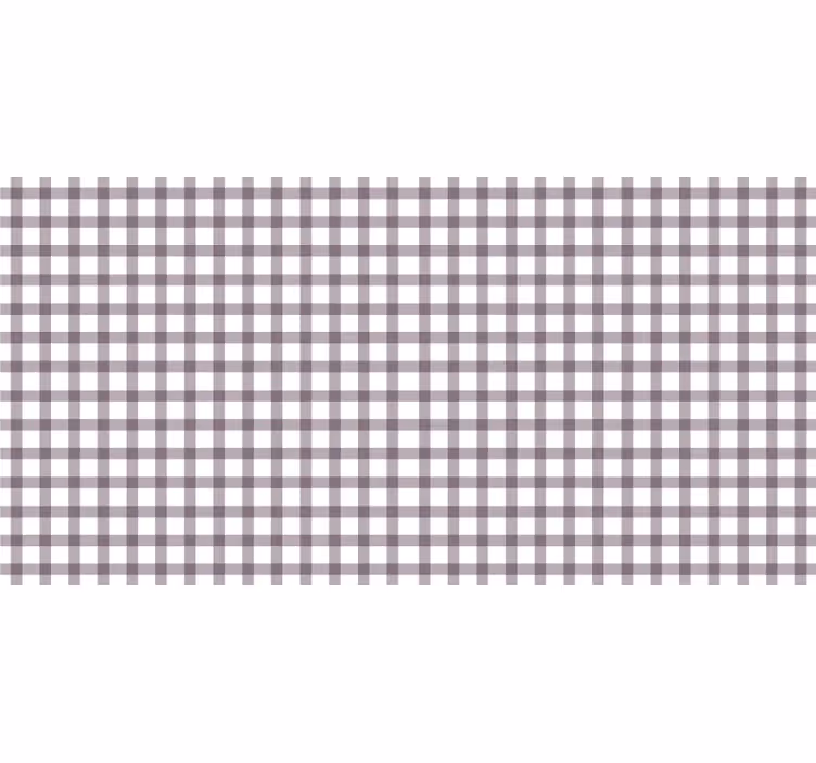 Rullegardin lilla i lilas rutemønster - Tenstickers