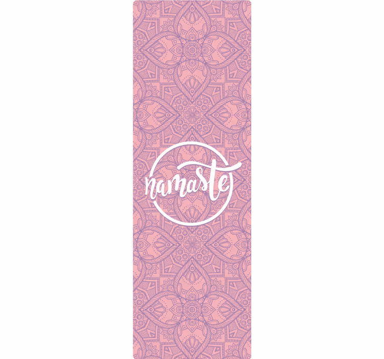 Rullegardin lilla for namaste yoga - Tenstickers