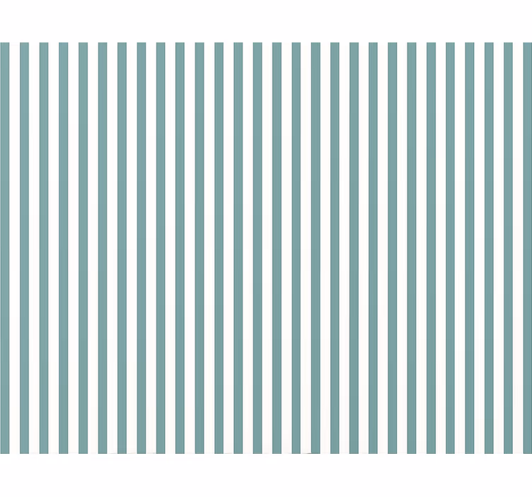 Rullegardin blå i teal striper - Tenstickers