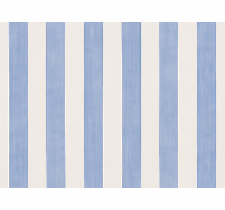 Rullegardin blå med blå og hvite striper - Tenstickers