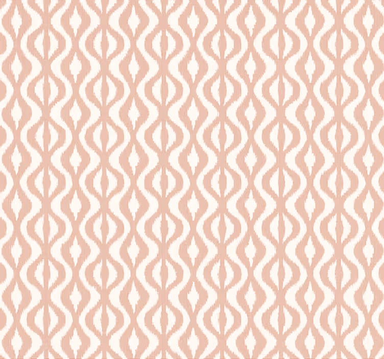 Rullegardin moderne støvet rosa ikat geometrisk - Tenstickers